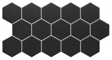 Карвинг 60x60 Hex (Гекс) Realonda Ceramica: Black