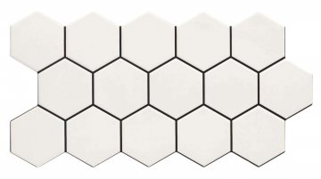 Карвинг 60x60 Hex (Гекс) Realonda Ceramica: Snow