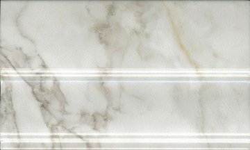 Карвинг 60x60 Кантата Kerama Marazzi: Плинтус Кантата белый глянцевый