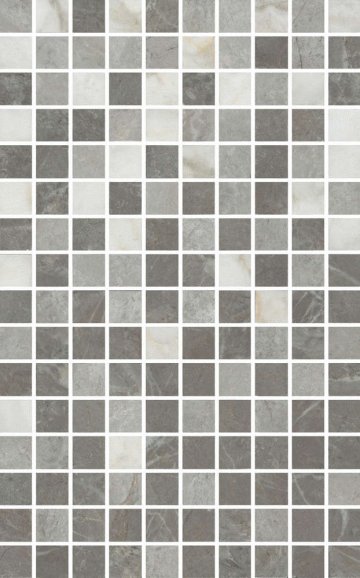 Карвинг 60x60 Кантата Kerama Marazzi: Декор настенный Кантата 2 Мозаичный Микс Глянцевый 25x40