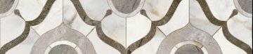 Карвинг 60x60 Кантата Kerama Marazzi: Бордюр настенный Кантата Глянцевый 25x5.4
