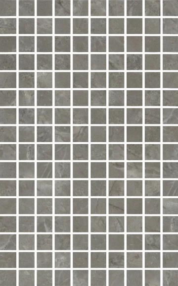 Карвинг 60x60 Кантата Kerama Marazzi: Декор Кантата мозаичный серый глянцевый