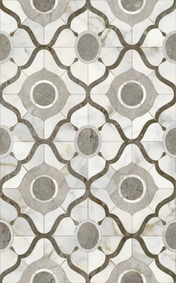 Карвинг 60x60 Кантата Kerama Marazzi: Декор Кантата глянцевый