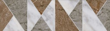 Карвинг 60x60 Каприччо Kerama Marazzi: Бордюр настенный Каприччо Глянцевый 20x5.7