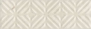 Карвинг 60x60 Карму Kerama Marazzi: Бордюр настенный Карму Бежевый Светлый Матовый Обрезной 30х9.6