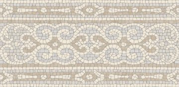 Карвинг 60x60 Карму Kerama Marazzi: Бордюр настенный Карму Матовый Обрезной 30х14.5
