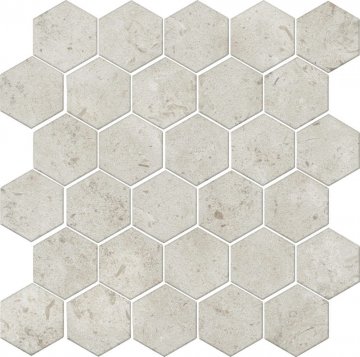 Карвинг 60x60 Карму Kerama Marazzi: Мозаика Карму Серый Светлый Натуральный 29.7х29.8 Из 30 Частей
