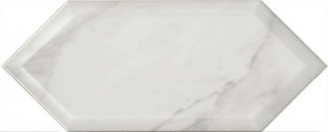 Карвинг 60x60 Келуш Kerama Marazzi: Келуш Грань Белая Глянцевая