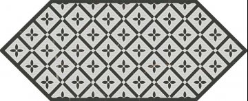 Карвинг 60x60 Келуш Kerama Marazzi: Декор настенный Келуш 5 Черно-Белый