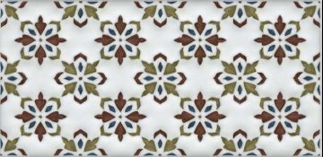 Карвинг 60x60 Клемансо Kerama Marazzi: Декор настенный Клемансо Dec. Орнамент 3 15x7.4