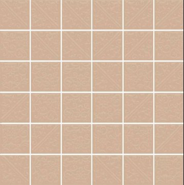 Карвинг 60x60 Ла-Виллет Kerama Marazzi: Мозаика Ла-Виллет Беж темный 30.1х30.1