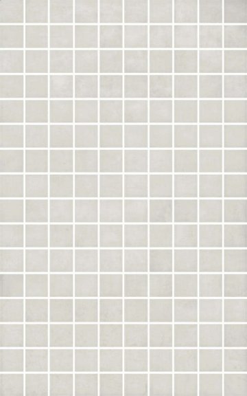 Карвинг 60x60 Левада Kerama Marazzi: Декор настенный Левада Мозаичный Серый Светлый Глянцевый 25х40