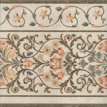 Карвинг 60x60 Лирия Kerama Marazzi: Декор напольный Лирия А16 Ковер лаппатированный