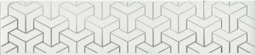 Карвинг 60x60 Ломбардиа Kerama Marazzi: Бордюр настенный Ломбардиа Cen. Белый