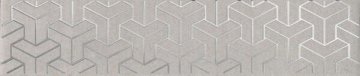 Карвинг 60x60 Ломбардиа Kerama Marazzi: Бордюр настенный Ломбардиа Cen. Серый