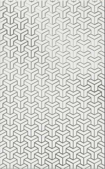 Карвинг 60x60 Ломбардиа Kerama Marazzi: Декор настенный Ломбардиа Dec. Белый