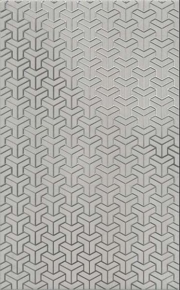 Карвинг 60x60 Ломбардиа Kerama Marazzi: Декор настенный Ломбардиа Dec. Серый
