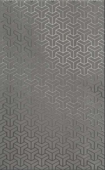Карвинг 60x60 Ломбардиа Kerama Marazzi: Декор настенный Ломбардиа Dec. Серый темный