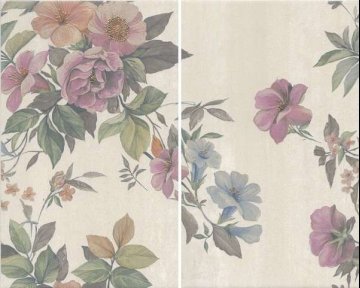 Карвинг 60x60 Ломбардиа Kerama Marazzi: Панно настенное Ломбардиа Цветы 2