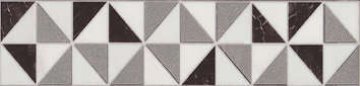 Карвинг 60x60 Майори Kerama Marazzi: Бордюр настенный Майори Серый 30х7,2