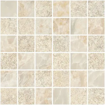 Карвинг 60x60 Марбл-Х (Marble-X) Vitra: Мозаика Марбл-Х Кремовый Матовый