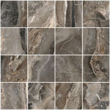 Карвинг 60x60 МарблСэт (MarbleSet) Vitra: Мозаика МарблСэт Оробико Темный Греж
