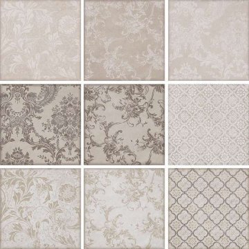 Карвинг 60x60 Марчиана Kerama Marazzi: Марчиана Микс беж 20х20