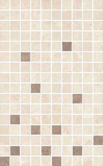 Карвинг 60x60 Мармион Kerama Marazzi: Декор настенный Мармион Беж мозаичный А