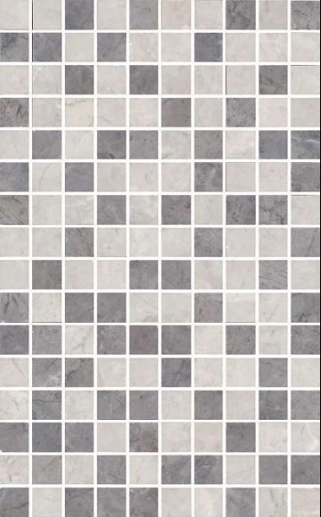 Карвинг 60x60 Мармион Kerama Marazzi: Декор настенный Мармион Серый мозаичный В
