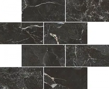 Карвинг 60x60 Мармори (Marmori) Vitra: Мозаика Мармори Сан Лорен Черный