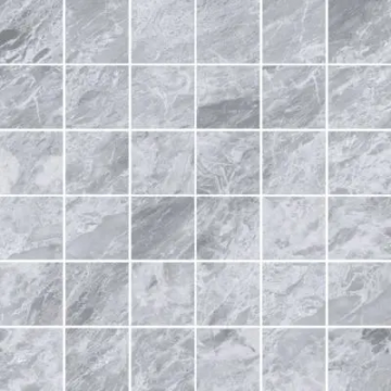 Карвинг 60x60 Мармори (Marmori) Vitra: Мозаика Мармори Дымчатый Серый