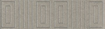 Карвинг 60x60 Матрикс Kerama Marazzi: Бордюр настенный Матрикс Серый 20х5.7