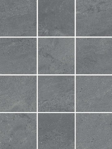 Карвинг 60x60 Матрикс Kerama Marazzi: Матрикс Серый Темный Полотно из 12 частей 9.8х9.8