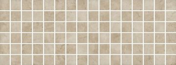 Карвинг 60x60 Монсанту Kerama Marazzi: Декор настенный Монсанту Мозаичный Бежевый Светлый Глянцевый