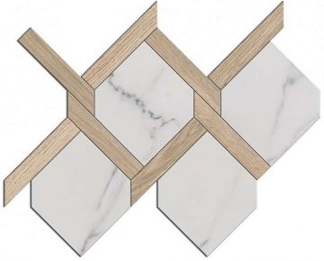 Карвинг 60x60 Монте Тиберио Kerama Marazzi: Декор Монте Тиберио Наборный 49.5x40.2 9мм