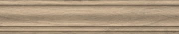 Карвинг 60x60 Монтиони Kerama Marazzi: Плинтус Монтиони бежевый тёмный матовый 39,6х8