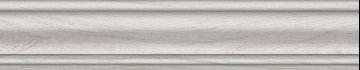 Карвинг 60x60 Монтиони Kerama Marazzi: Плинтус Монтиони белый матовый 39,6х8