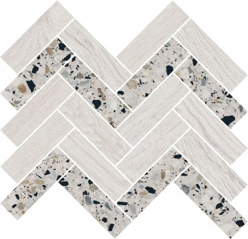 Карвинг 60x60 Монтиони Kerama Marazzi: Мозаика Монтиони Мозаичный Белый 34x35.5