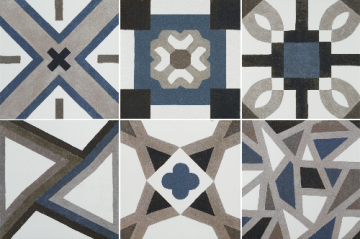 Карвинг 60x60 Niza (Ница) Roca: Azul