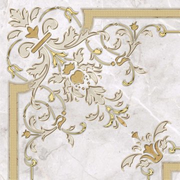 Карвинг 60x60 Олимпия (Olimpia) Alma Ceramica: Декор Олимпия / Olimpia