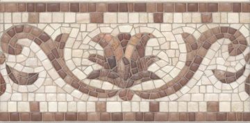 Карвинг 60x60 Олимпия Kerama Marazzi: Бордюр настенный Олимпия Беж узор
