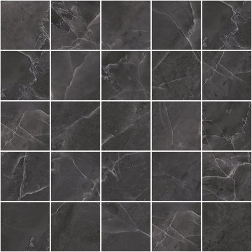 Карвинг 60x60 Олимпус (Olimpus) Laparet: Олимпус Декор мозаичный чёрный MM34038