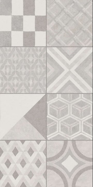 Карвинг 60x60 Онда Kerama Marazzi: Декор настенный Онда 2 Матовый Обрезной
