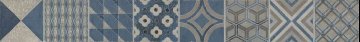 Карвинг 60x60 Онда Kerama Marazzi: Бордюр Онда 2 Обрезной 60x7.2 9мм