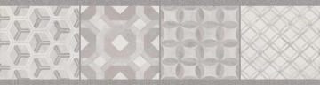 Карвинг 60x60 Онда Kerama Marazzi: Бордюр Онда 1 обрезной