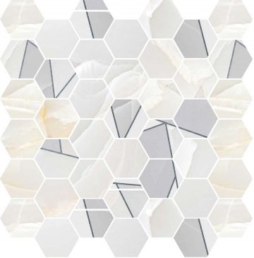 Карвинг 60x60 Оникс Титан (Onyx Titan) Delacora: Мозаика Оникс Титан / Onyx Titan