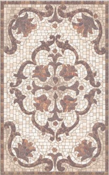 Карвинг 60x60 Пантеон Kerama Marazzi: Декор настенный Пантеон Беж узор лаппатированный