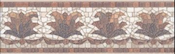 Карвинг 60x60 Пантеон Kerama Marazzi: Бордюр настенный Пантеон Беж узор лаппатированный Б20