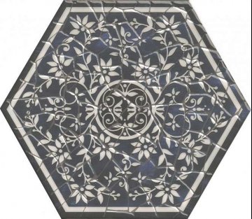 Карвинг 60x60 Парк Гуэля Kerama Marazzi: Декор Парк Гуэля Флора A384