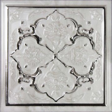 Карвинг 60x60 Petra (Петра) Monopole: Dec Armonia Brillo Bisel Silver C